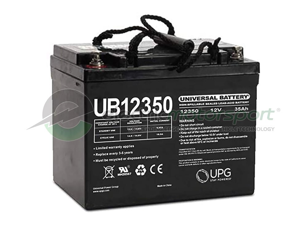 UPG 12V 35Ah UB12350 (Group U1) 45976 Sealed Lead Acid AGM Battery 
