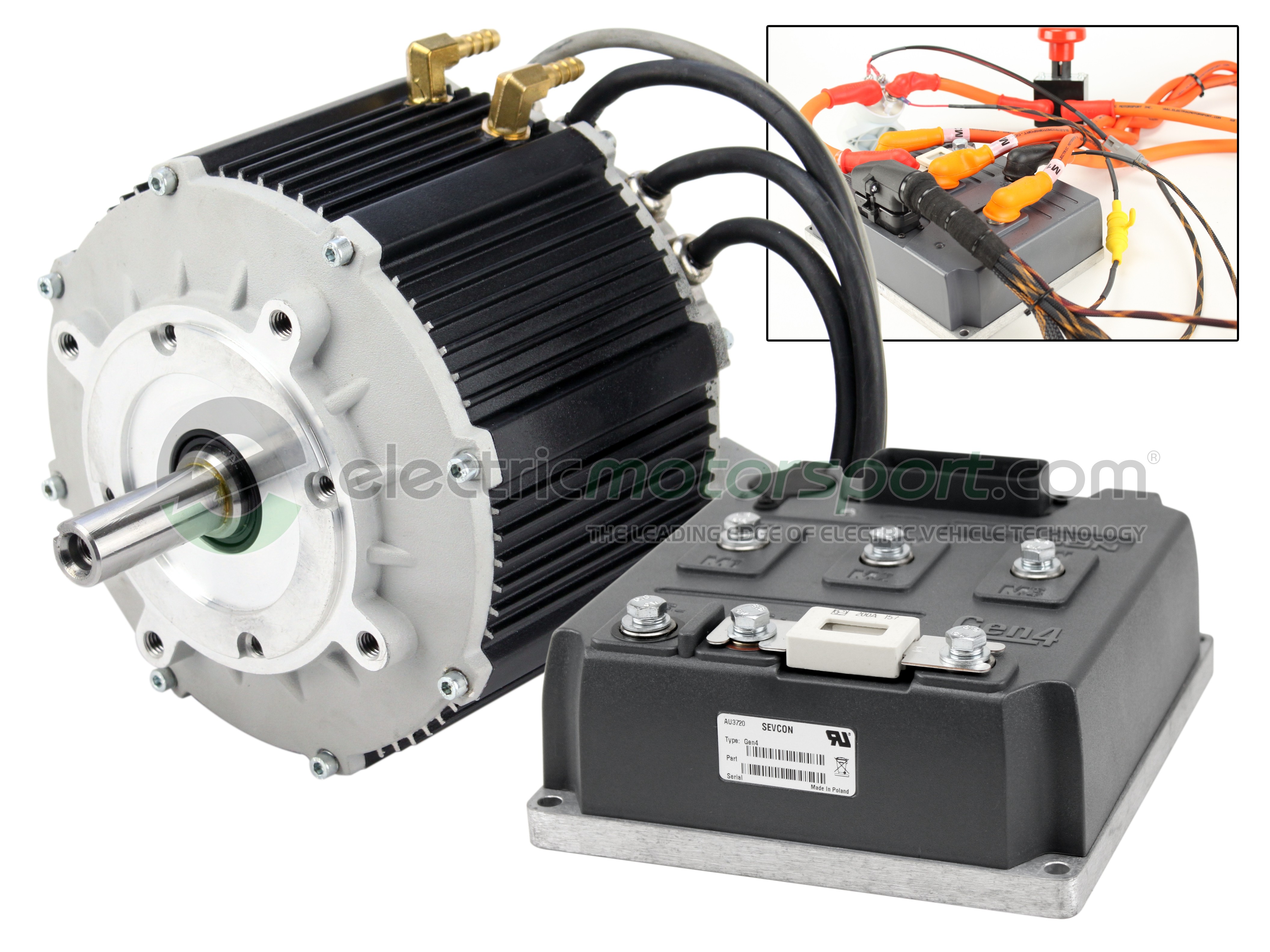 ME1803 Liquid Cooled 72/96V 180A Motor Drive System