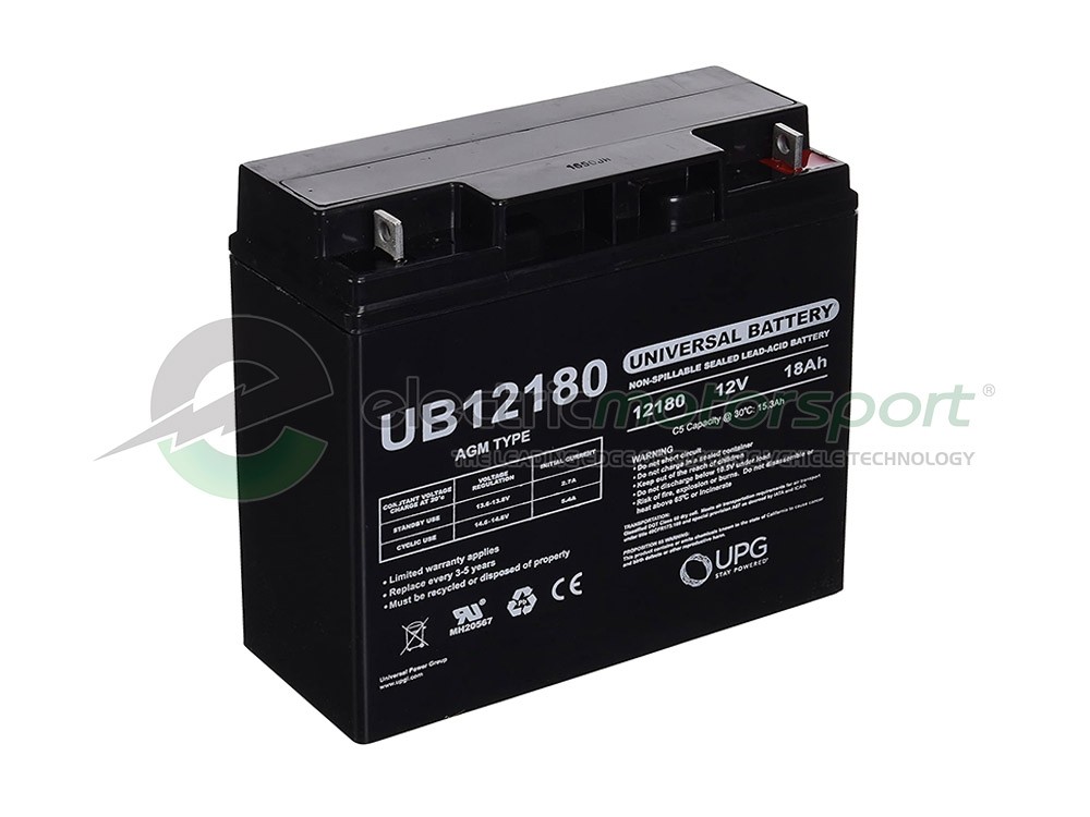 UPG 12V 18Ah UB12180 D5745 Sealed Lead Acid AGM Battery 